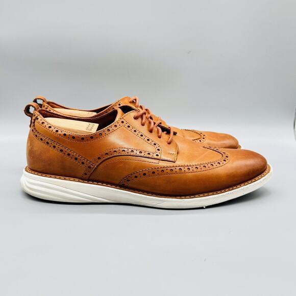 Cole Haan riginalGrand Shortwing Oxford Heren Bruin/Wit Brogues